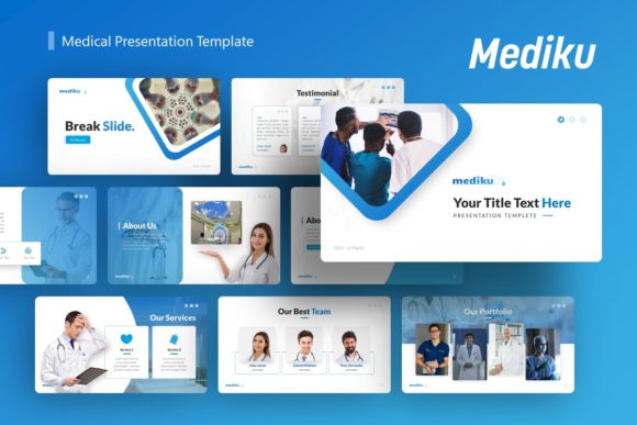 Preview of Mediku Medical Presentation Template