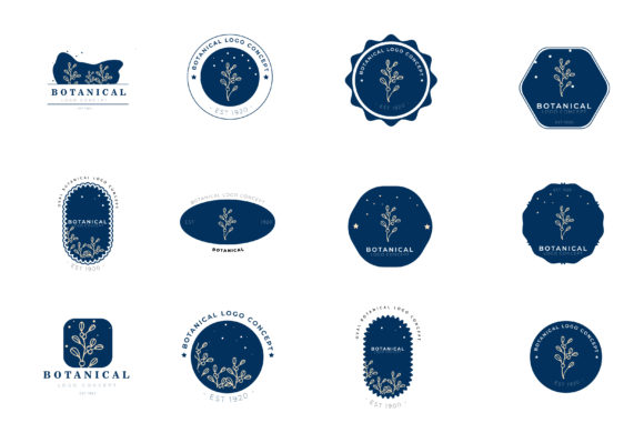 Minimal Hand Drawn Modern Botanical Logo