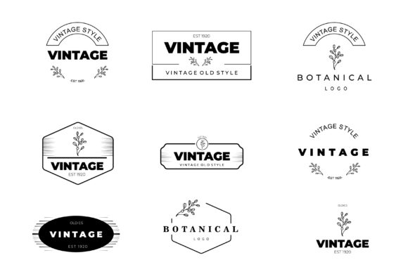 Minimal Modern Botanical Feminine Logo
