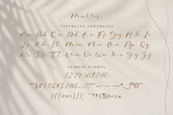 Mollis Font font preview - 2