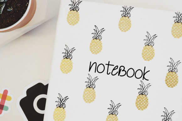 Pineapple Juice Font PNG with transparent background - Preview 2