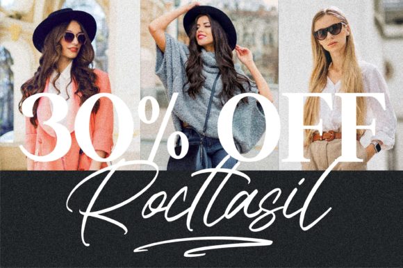 Rocttasil Font PNG with transparent background - Preview 4