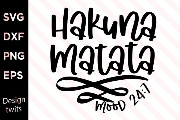 Hakuna Matata SVG Graphic by designtwits · Creative Fabrica