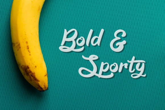 Banana Slice Font PNG with transparent background - Preview 1