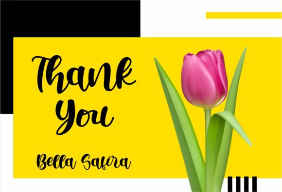 Bella Safira Font - Preview 4