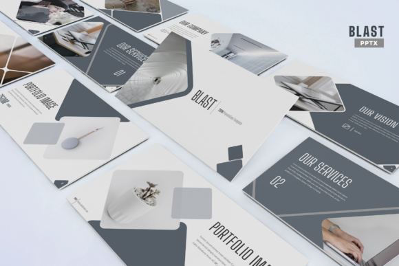 Preview of Blast - Business Powerpoint Template PowerPoint template