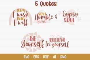 Boho Quotes Graphic by Firefly Designs · Creative Fabrica