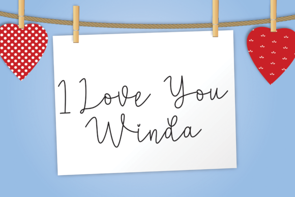 Coffee Valentine Font PNG with transparent background - Preview 4