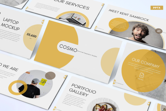 Preview of Cosmo - Business Powerpoint Template PowerPoint template