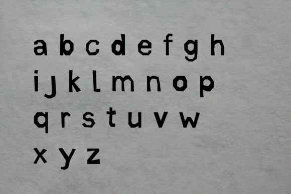 Cut out Paper Font PNG with transparent background - Preview 2