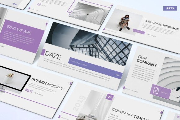 Preview of Daze - Business Powerpoint Template PowerPoint template