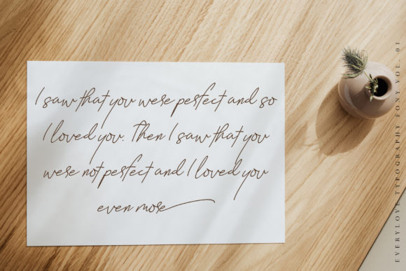 Everylove Font - Preview 4