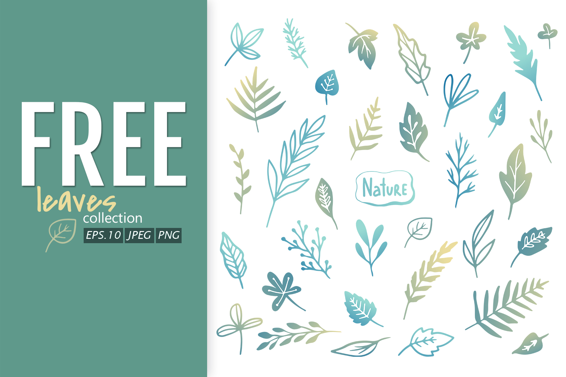 FREE! Vector Leaves Set