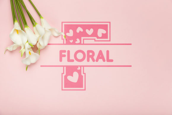 Hearts Monogram Font - Preview 5