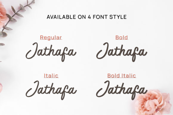 Jathafa Font PNG with transparent background - Preview 6