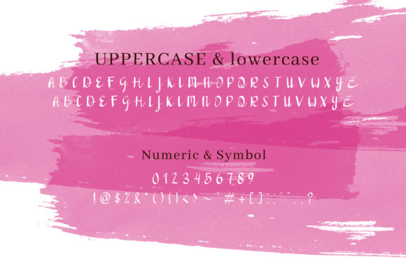 Pop Love Font PNG with transparent background - Preview 5