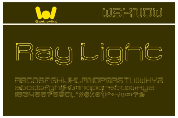 Raynaliz Font PNG with transparent background - Preview 4