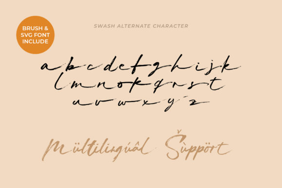 Serabut Font PNG with transparent background - Preview 6