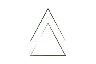 Triangle Stack Outline Abstract Icon Graphic by smss · Creative Fabrica