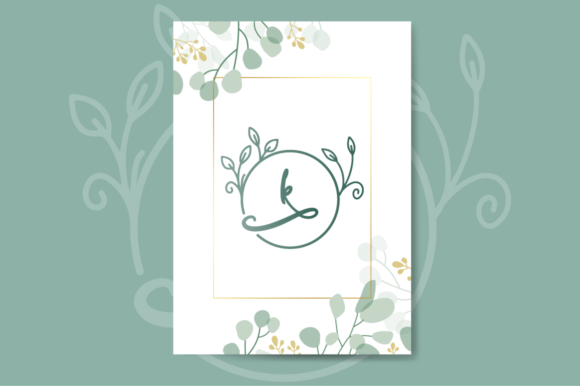 Abilane Flower Monogram Font - Preview 2