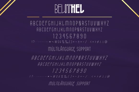 Belithel Font - Preview 3