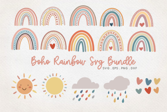 Boho Rainbow Bundle