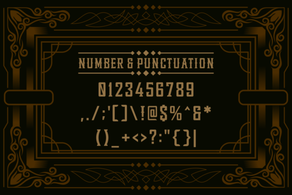 Broken Knight Font - Preview 3