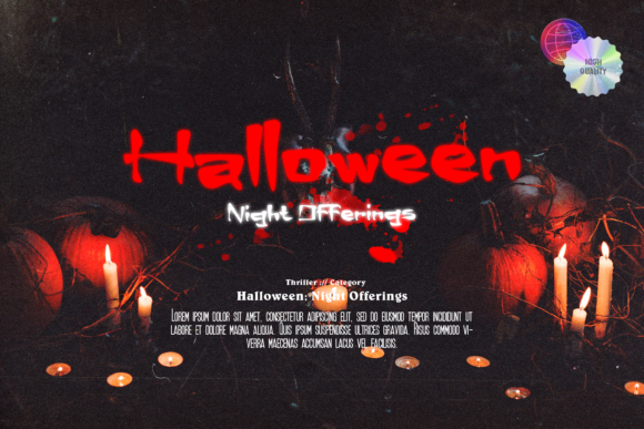 Excream Vanilla Font - Preview 3