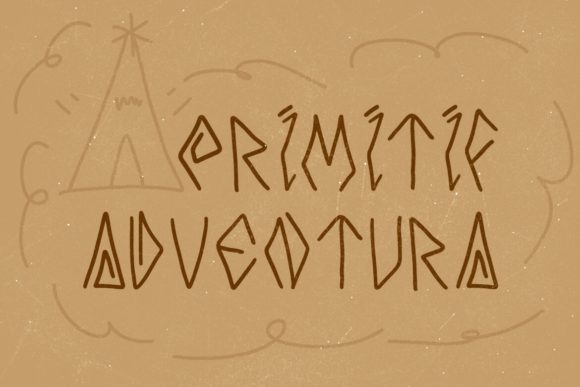 Indiano Font PNG with transparent background - Preview 1