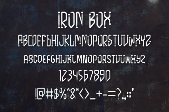 Iron Box Font - Preview 4