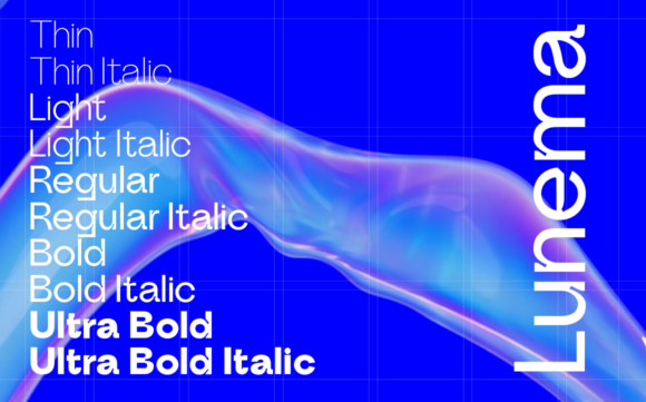 Lunema Font PNG with transparent background - Preview 2