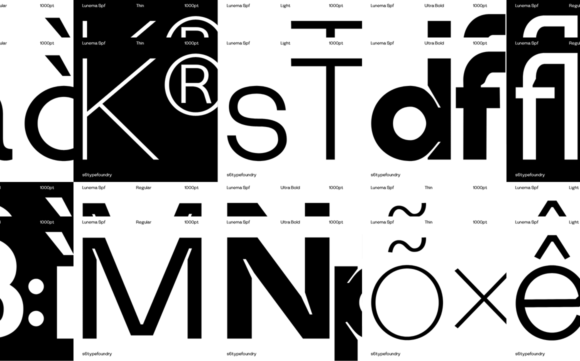 Lunema Font PNG with transparent background - Preview 3