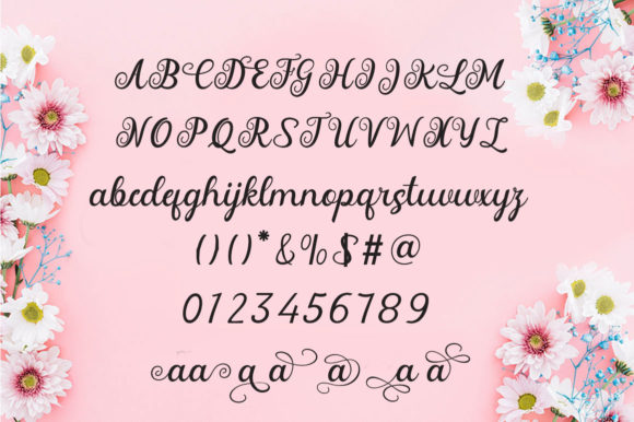 Merlinda Font PNG with transparent background - Preview 6