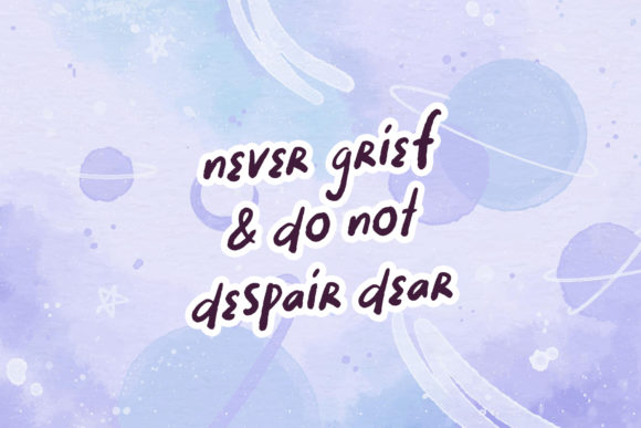 Moon Earth Font PNG with transparent background - Preview 1