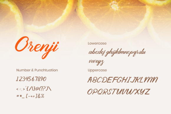 Oulina Font PNG with transparent background - Preview 5