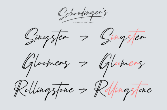 Schrödinger's Font PNG with transparent background - Preview 2