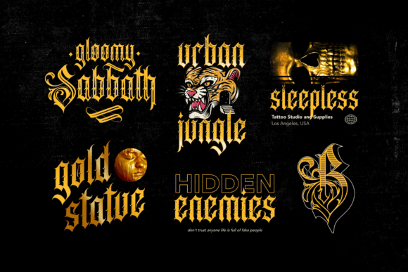 Acinonyx Jubatus Font - Preview 3