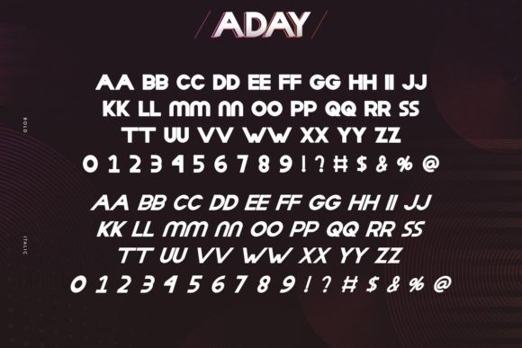 Aday Font - Preview 3