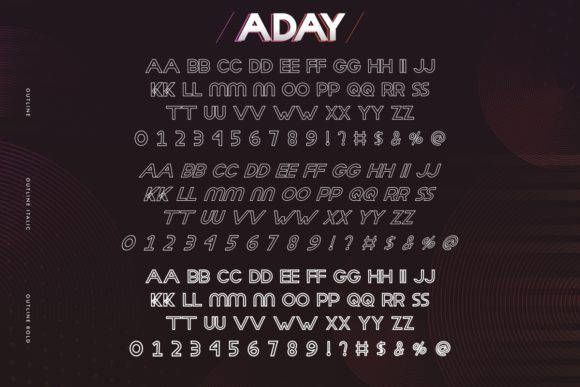 Aday Font - Preview 5
