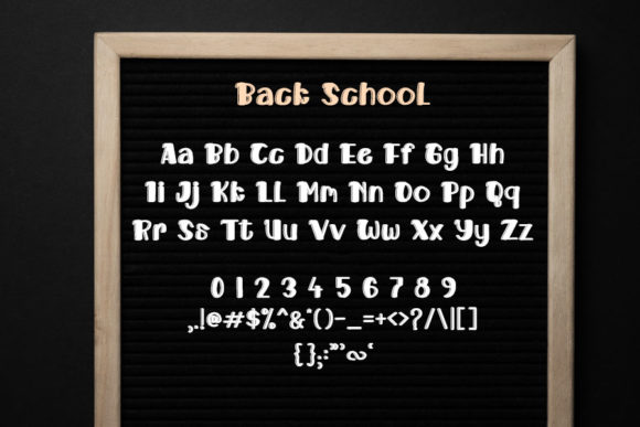 Back School Font - Preview 3