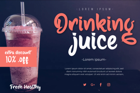 Basting Font - Preview 3