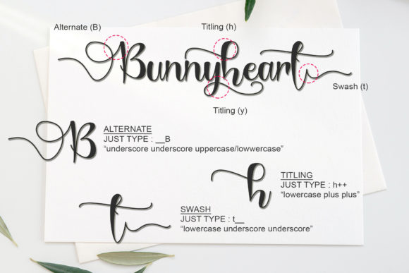 Bunnyheart Font - Preview 6