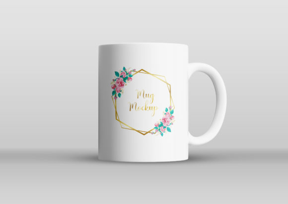 Close Up on Coffee Mug Mockup Graphic Mugs & Cups By onyxprj_art
