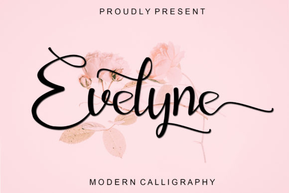 Evelyne Script & Handwritten Font By Letterafa Studio