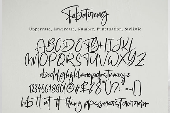 Fabatireng Font - Preview 6