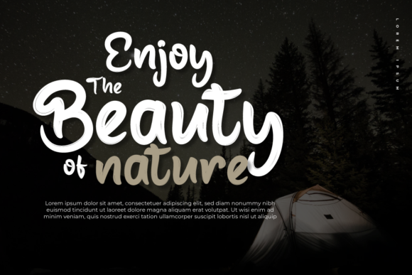 Fabled Font PNG with transparent background - Preview 2