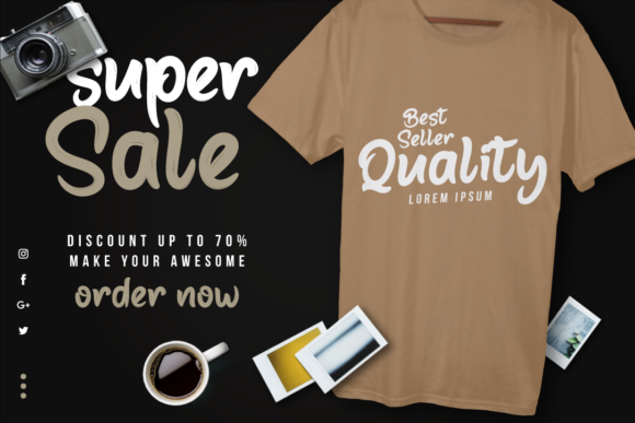 Fabled Font PNG with transparent background - Preview 4