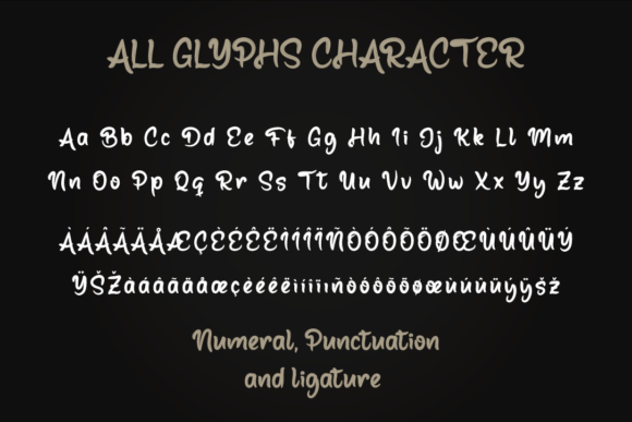 Fabled Font PNG with transparent background - Preview 6