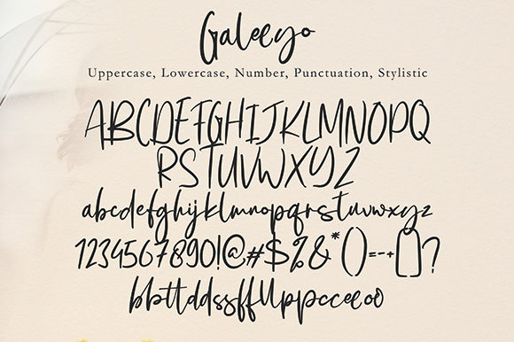 Galeeyo Font - Preview 6