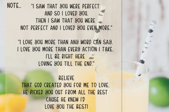 Lemon Torte Font PNG with transparent background - Preview 1